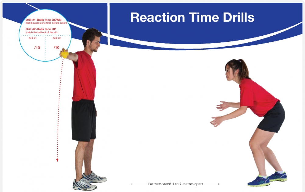 Reaction time drills